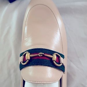 Pink Gucci loafers size 40 worn once
